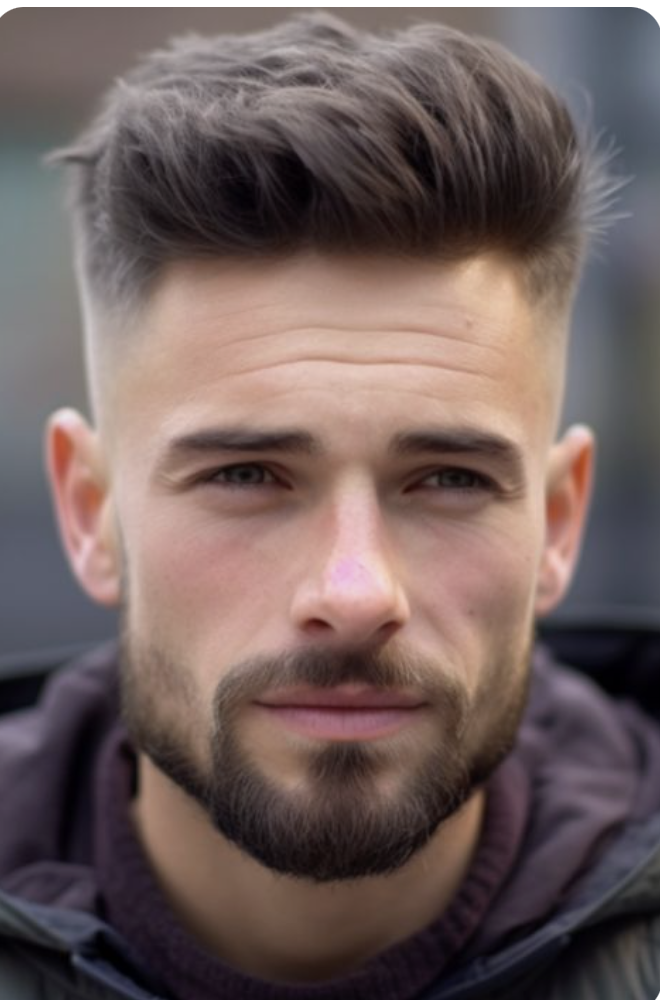 Hairstyle inspiration — textured side-swept quiff